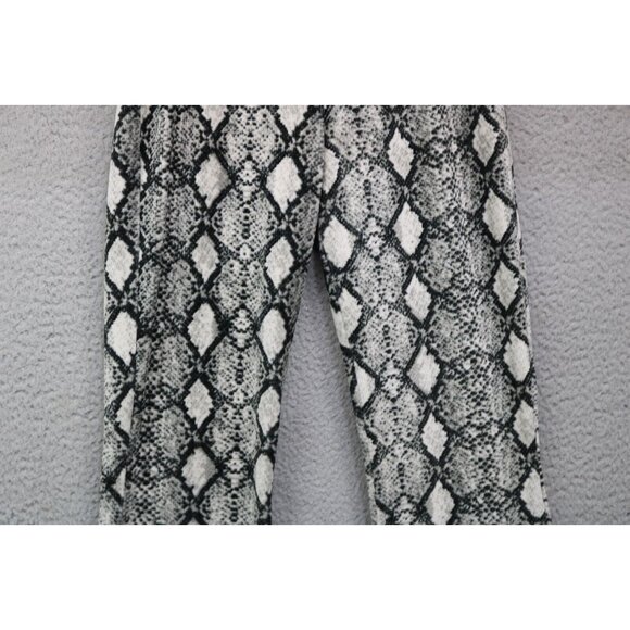 Chatoyant Snakeskin Print Bell Bottoms Pants-Size Small - Picture 3 of 9